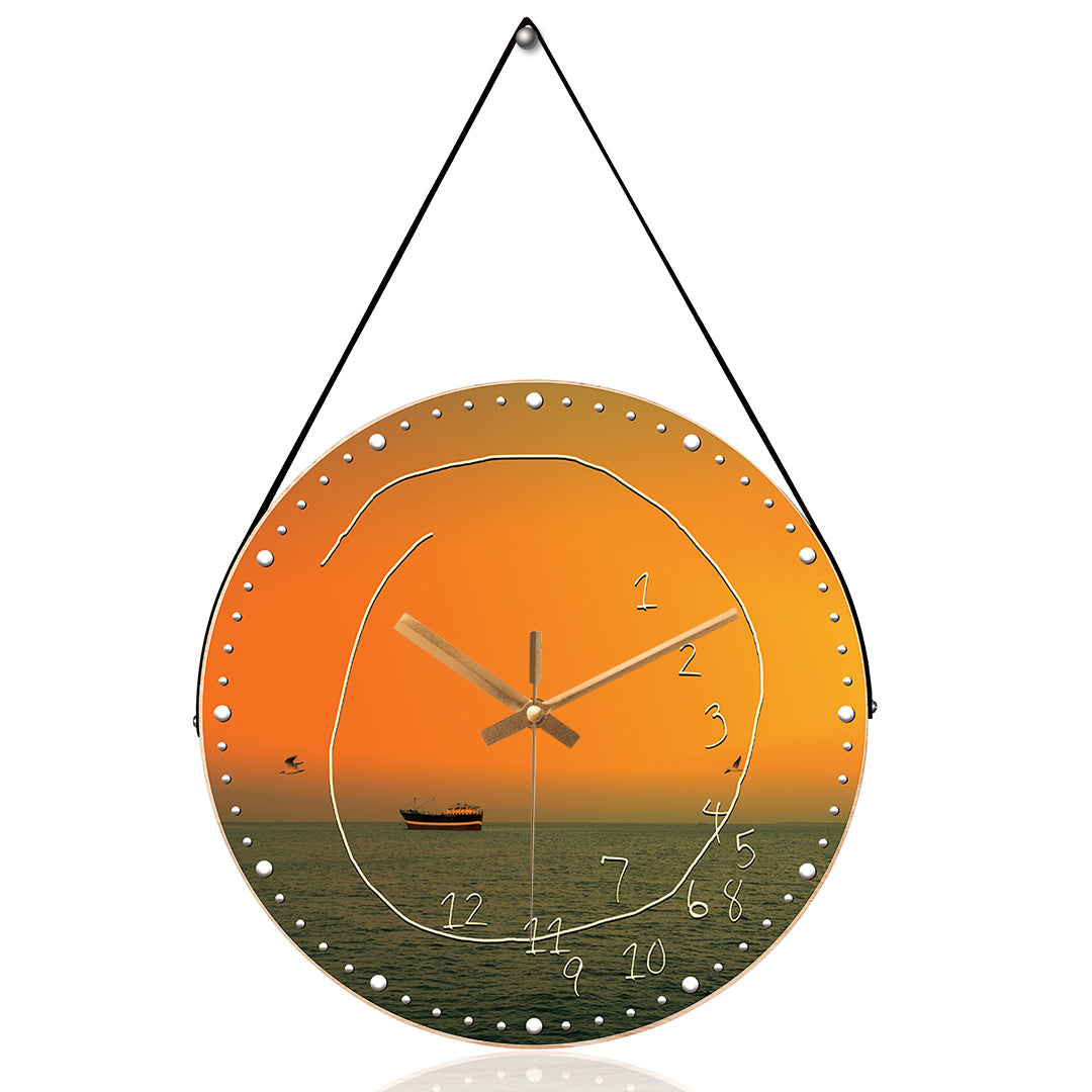 Sunset dwarka wall clock Hobby Decor Pvt Ltd