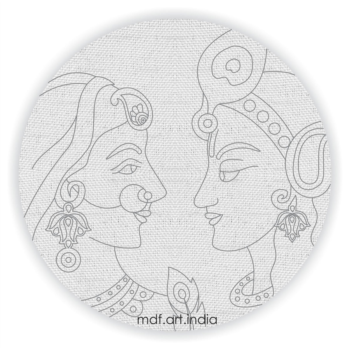 MDF Pre-Marked canvas Bases  Pre Drawn MDF Bases – Hobby India– Hobby  Decor Pvt Ltd