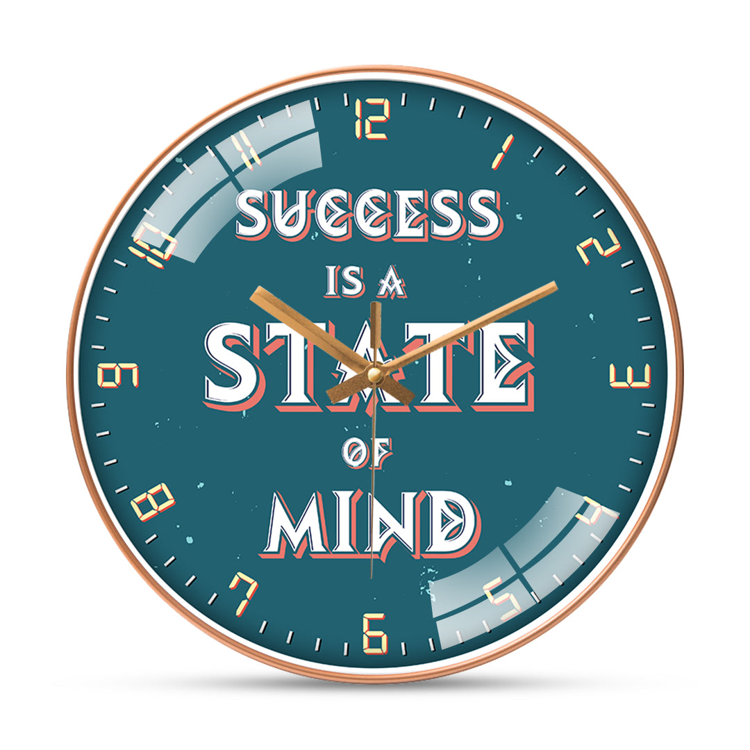 Mind success quotes wall clock Hobby Decor Pvt Ltd