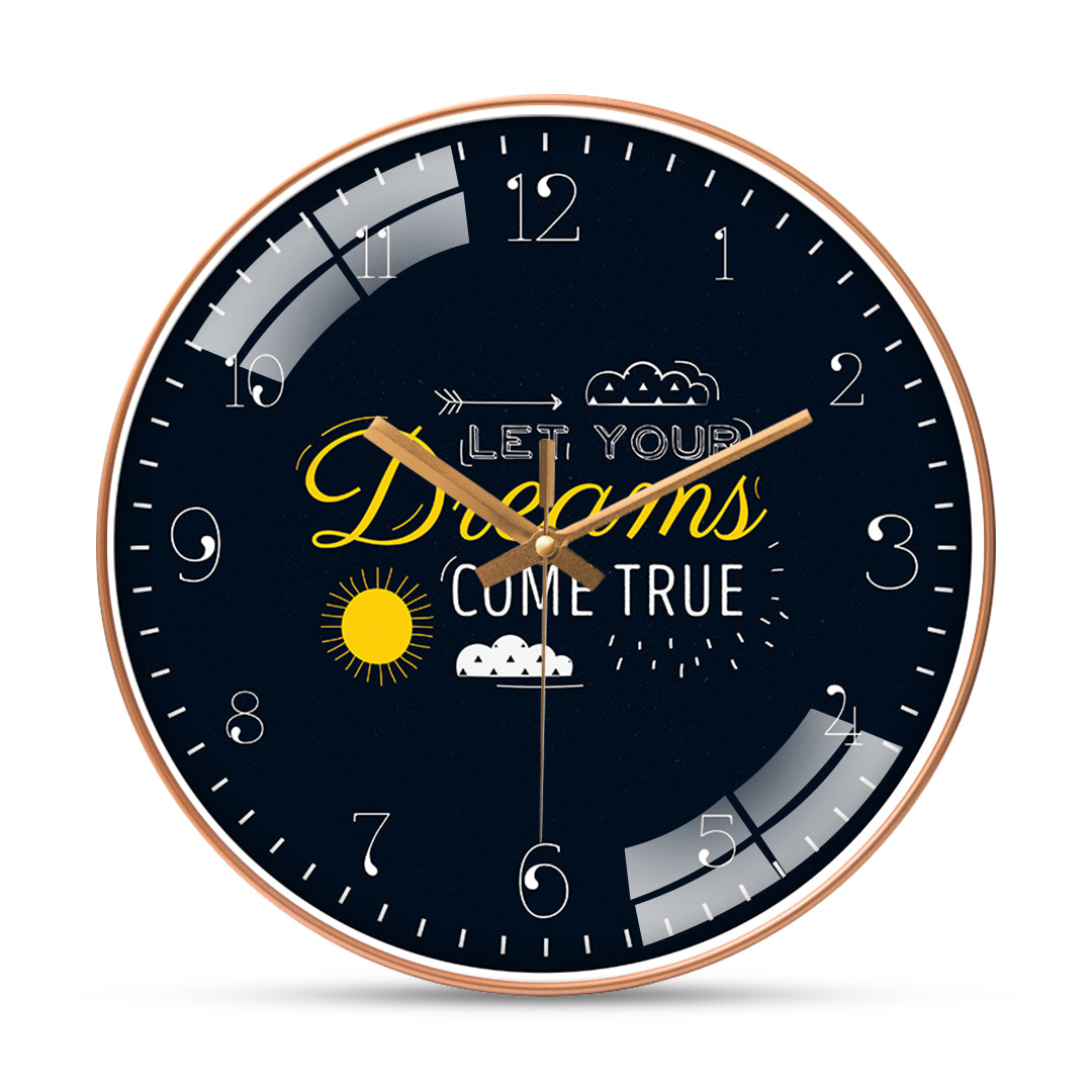 Dreamy star quotes wall clock Hobby Decor Pvt Ltd
