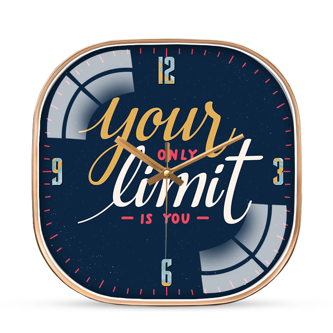 Limit success quotes wall clock Hobby Decor Pvt Ltd