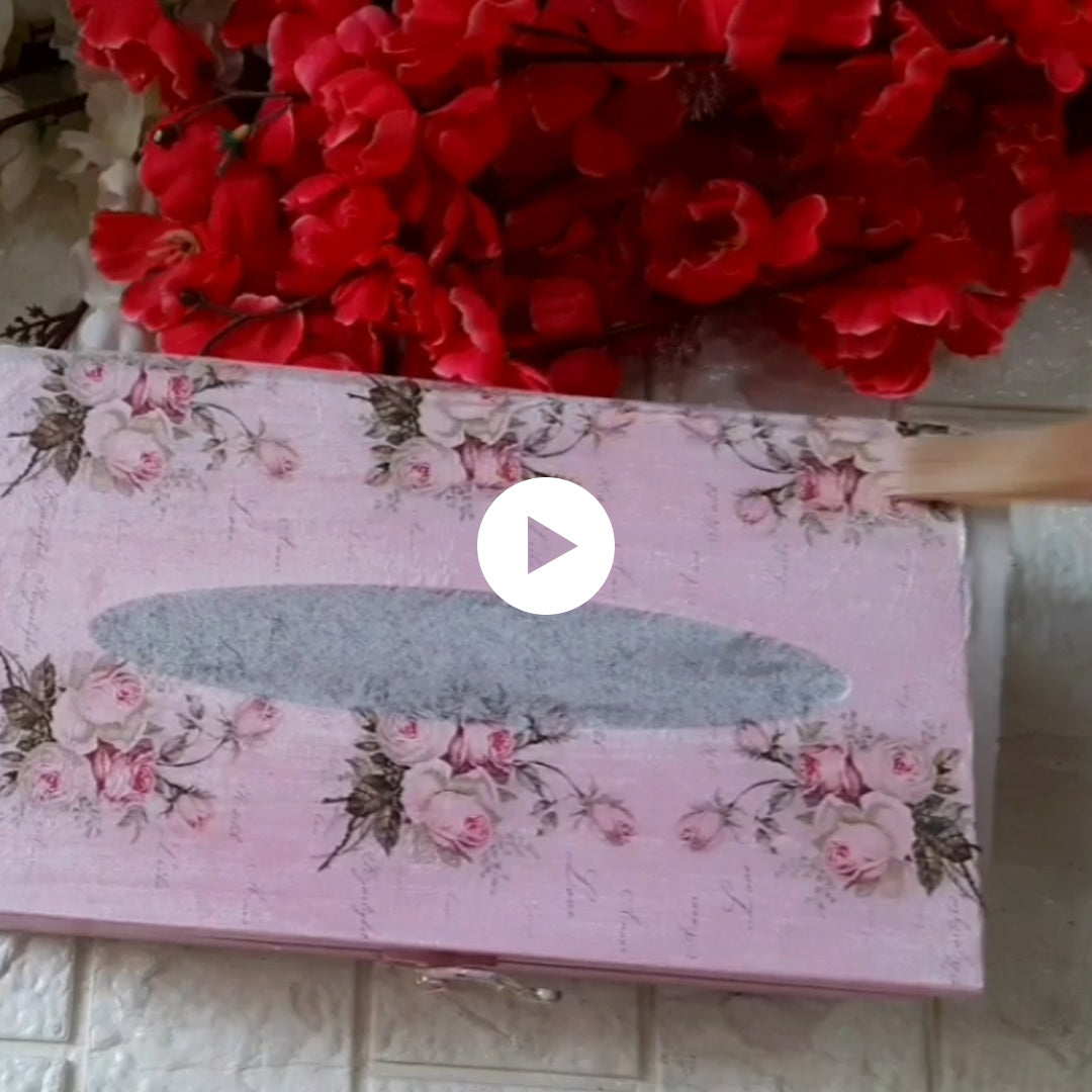 How to Decorate a Tissue Box at home diytissueholder Hobby India
