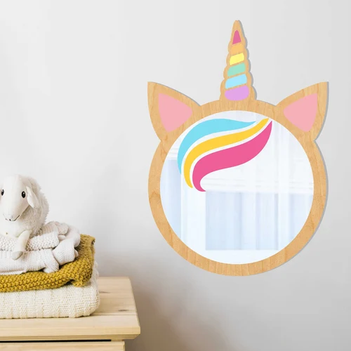 Buy Wooden Kids Mirrors | Wooden Mirror For Kids Room Wall Decor ...