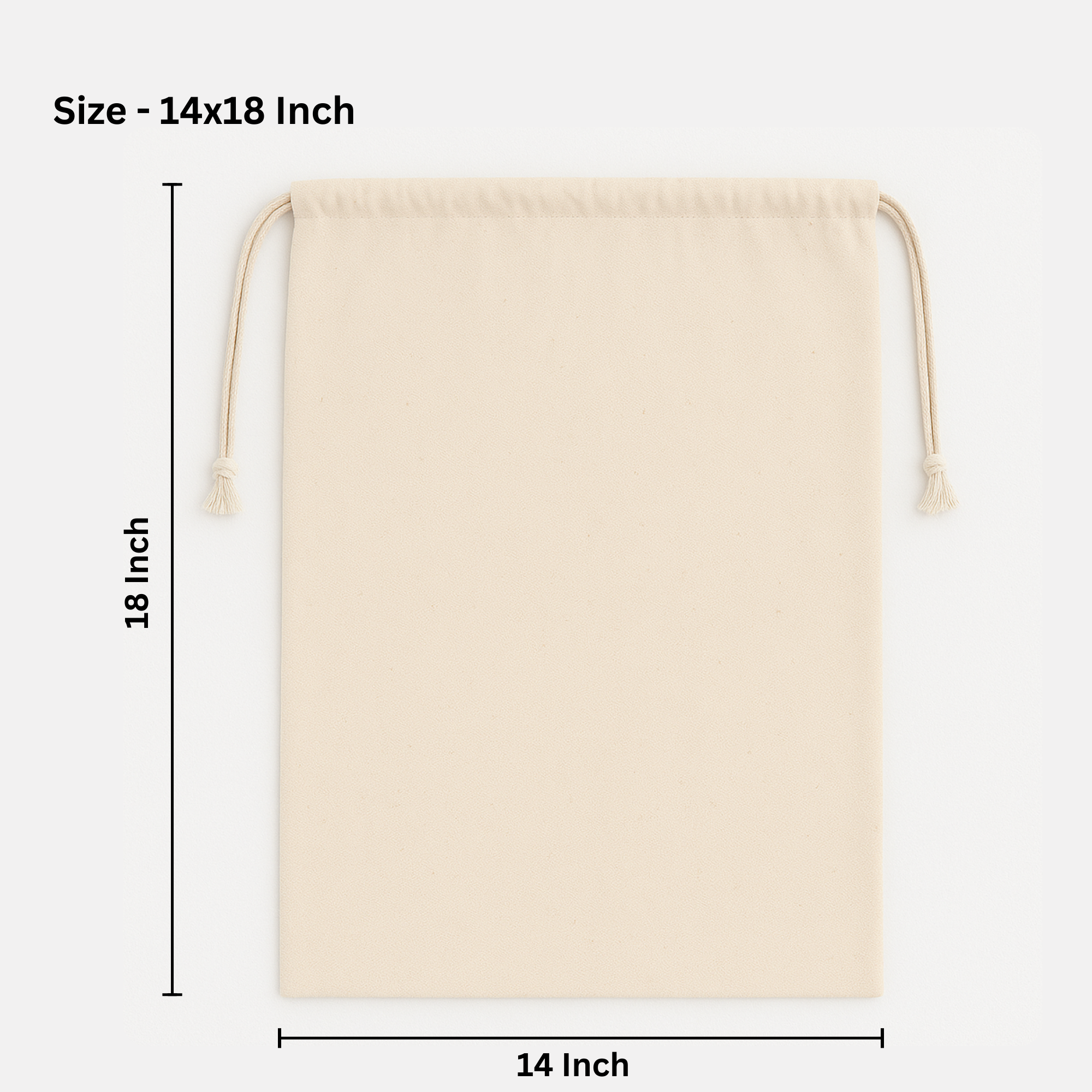 Cotton Drawstring Bags– Hobby Decor Pvt Ltd