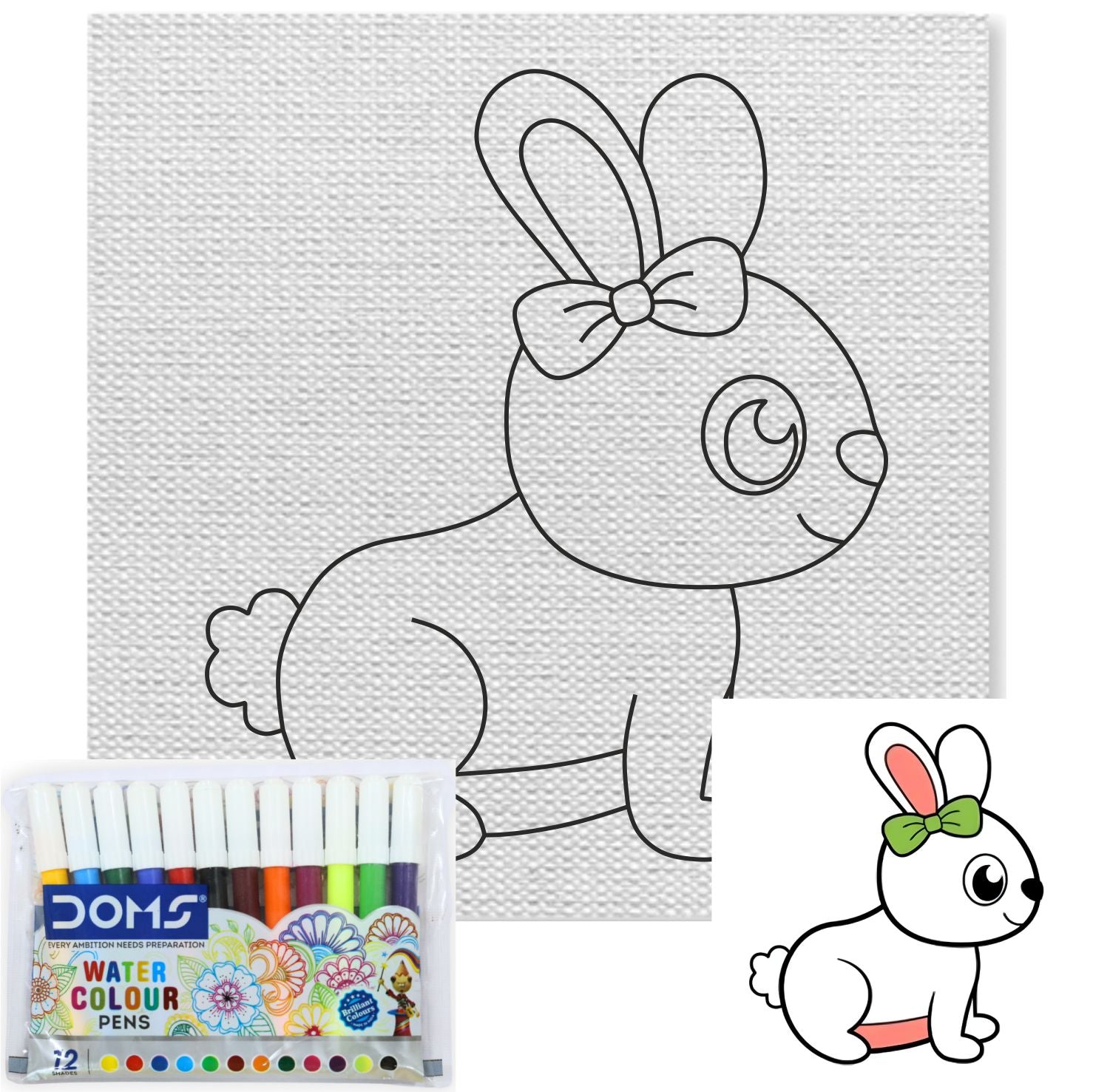Rabbit Canvas Kit– Hobby Decor Pvt Ltd