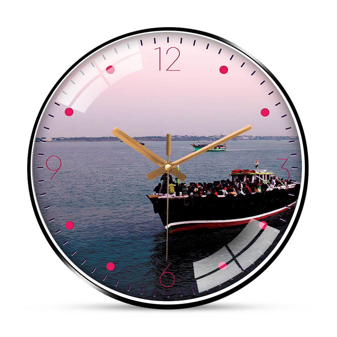 Evening dwarka wall clock Hobby Decor Pvt Ltd