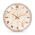 Brown marble stone wall clock