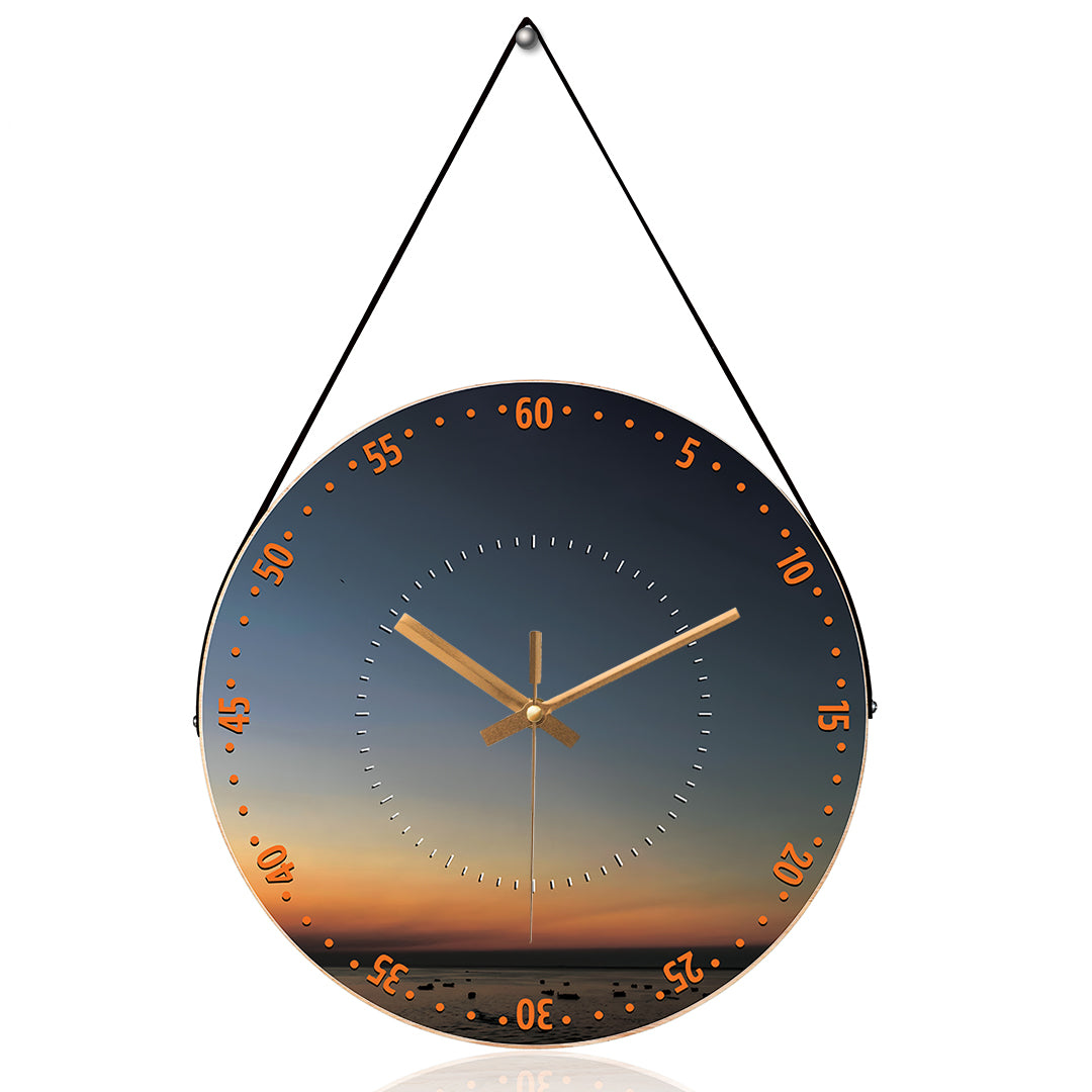 Sunset dwarka wall clock Hobby Decor Pvt Ltd