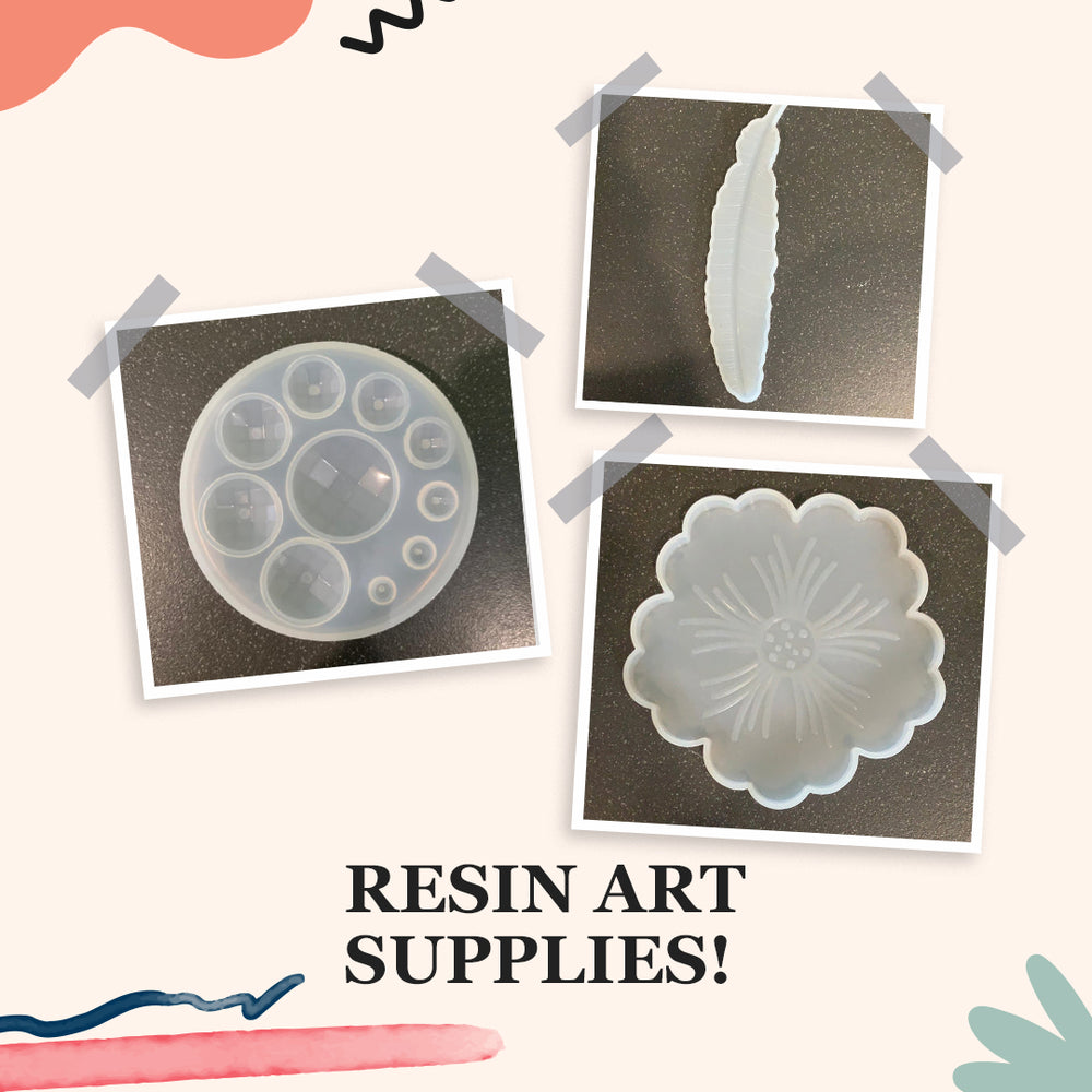 Silicone Flower coaster & tray Mould, For resin art at Rs 570