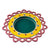 Scalloped Circle Pattern MDF Pooja Thali Base