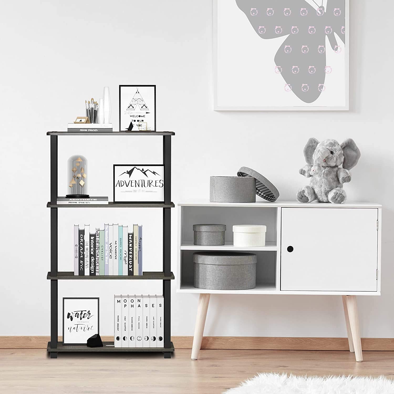 4 Compartment Rectangle Rack– Hobby Decor Pvt Ltd