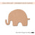 Elephant Cutout