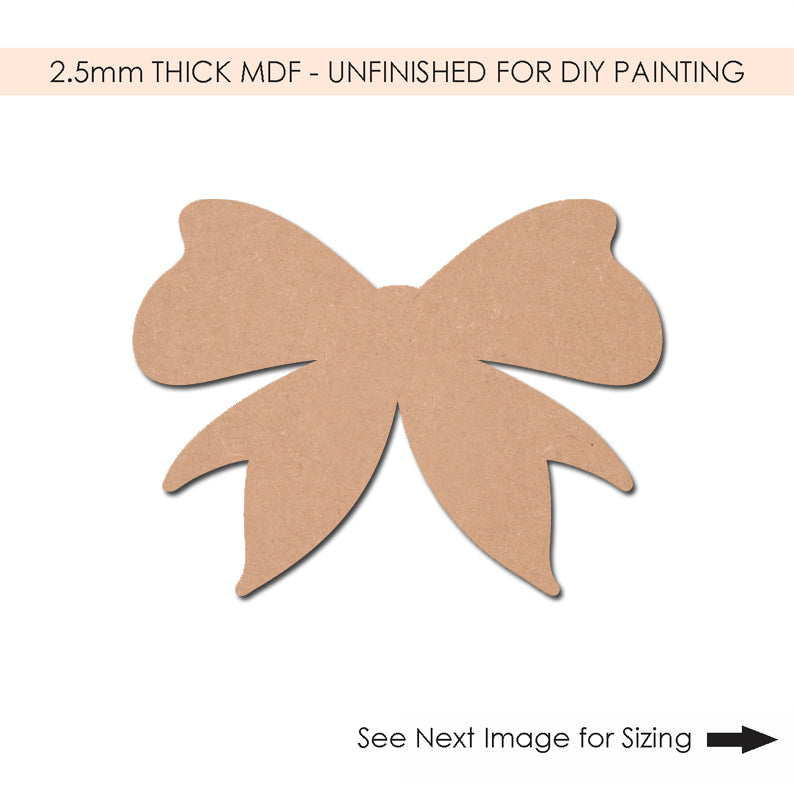 Hair Bow MDF Cutout– Hobby Decor Pvt Ltd