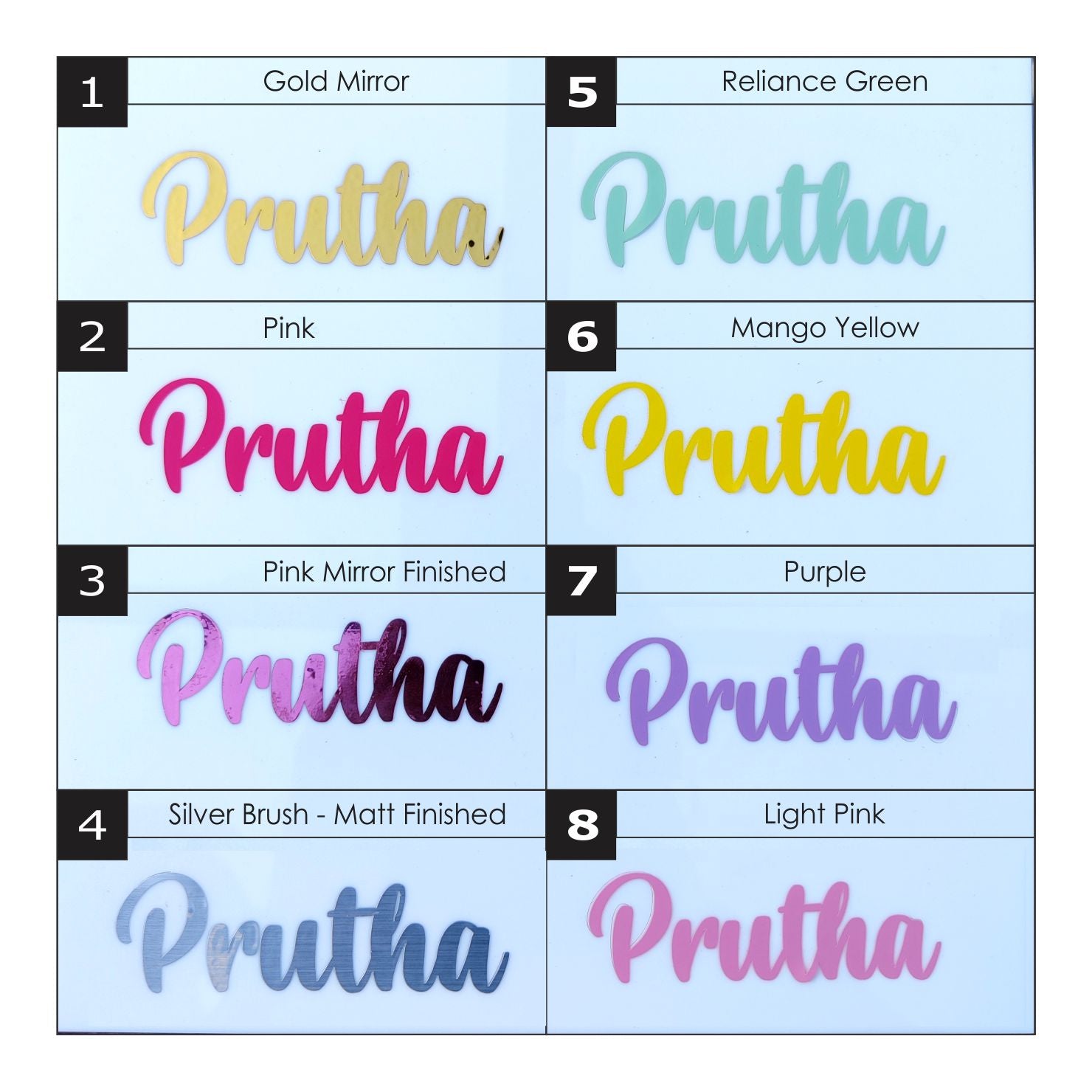 Buy Vinyl Custom Name Stickers Online In Best Quality– Hobby Decor Pvt Ltd