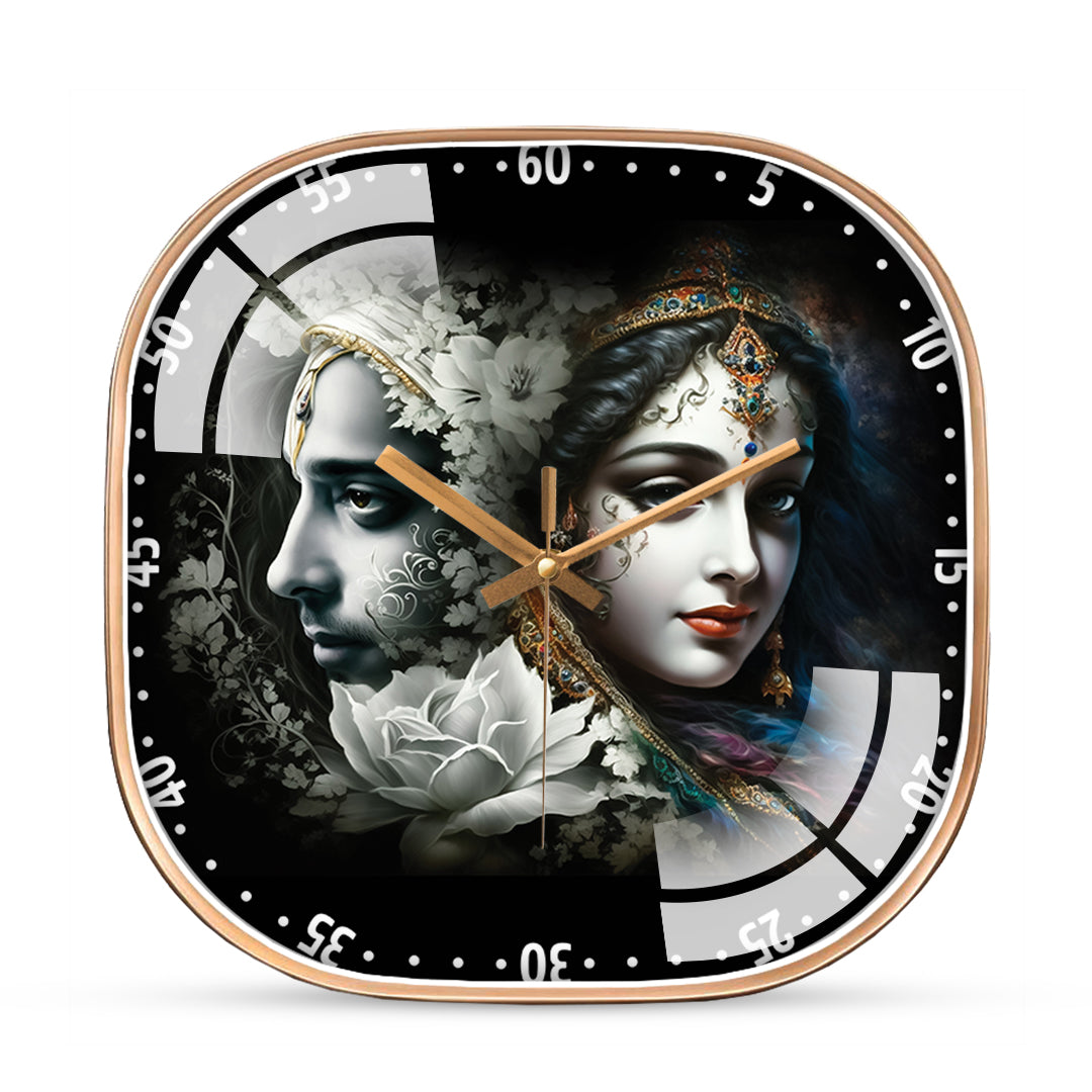 Radha Krishna wall clock– Hobby Decor Pvt Ltd