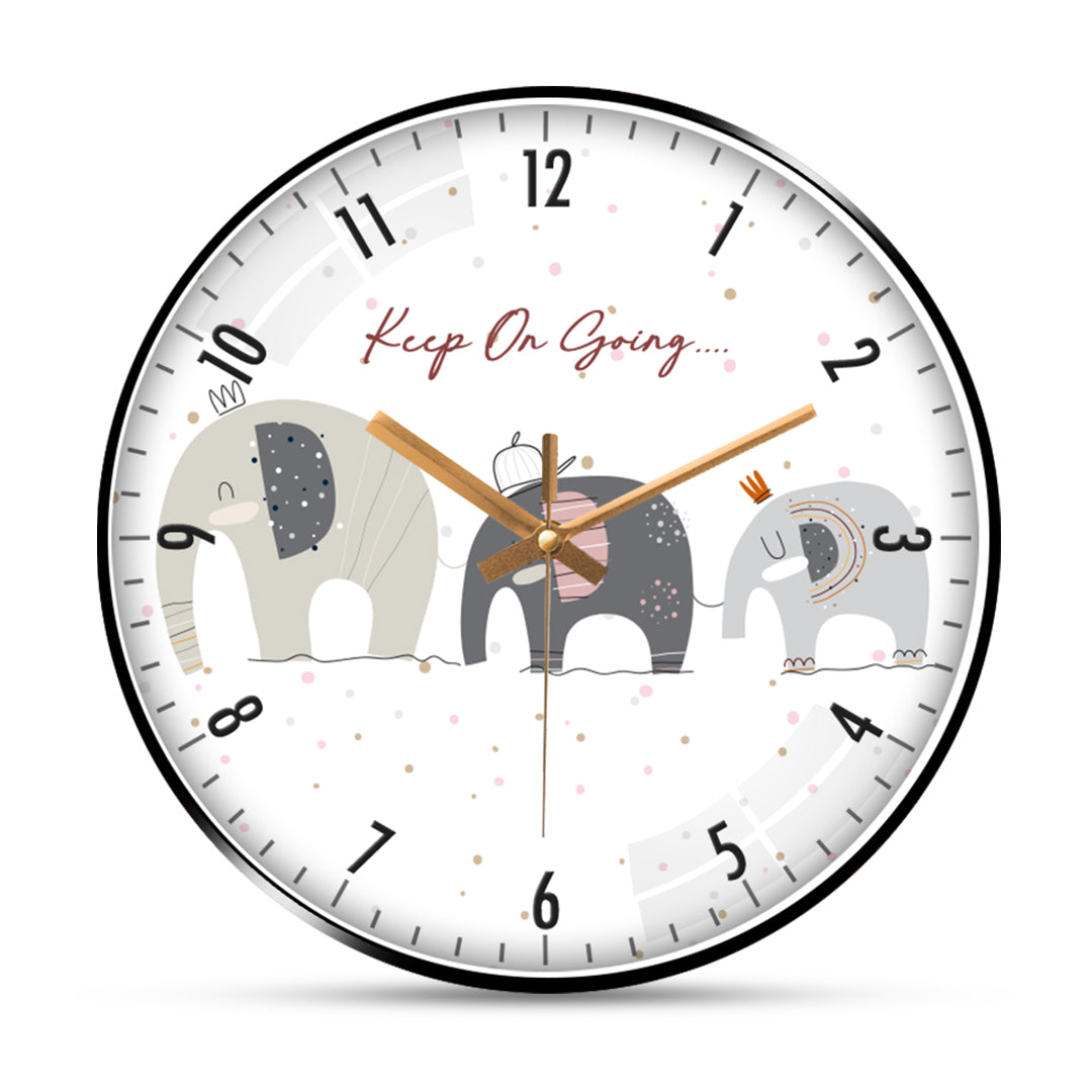 Vector elephant wall clock Hobby Decor Pvt Ltd
