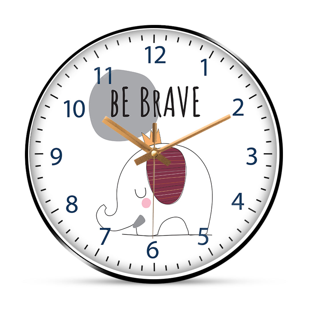 Brave elephant wall clock Hobby Decor Pvt Ltd